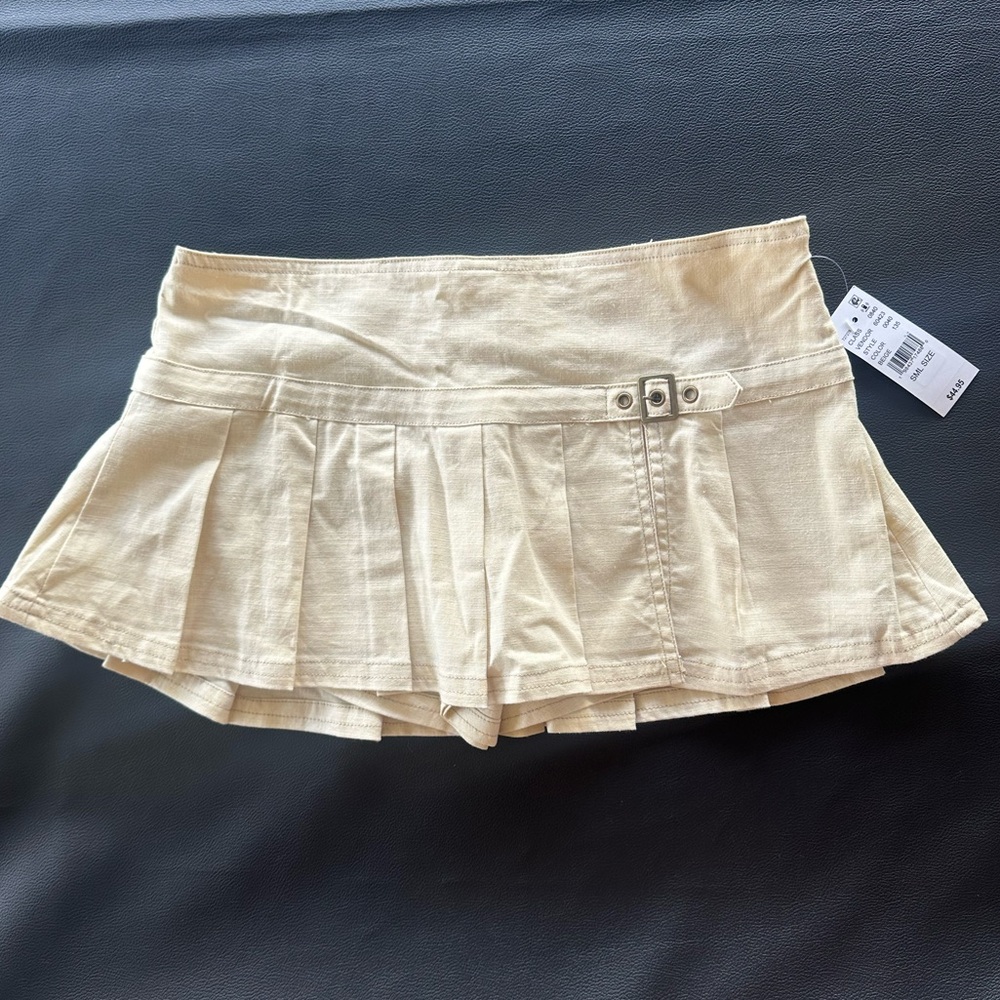 Pacsun Beige Mini Skort